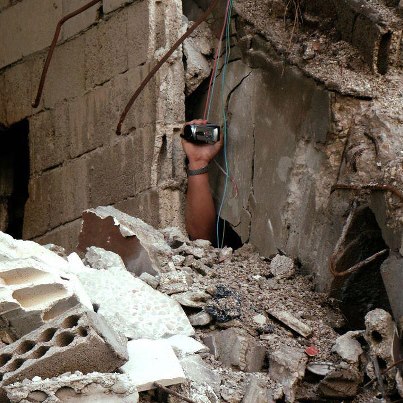 Syria - Journalism - in the ruins - homsuptodatenews - 13-2-2013