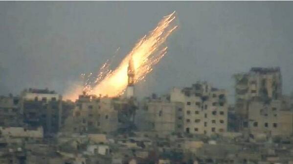 Syria - Bombardment - Homs (Fire)