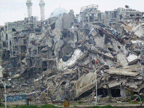 Syria - Destruction - Homs - Buildings Collapsed